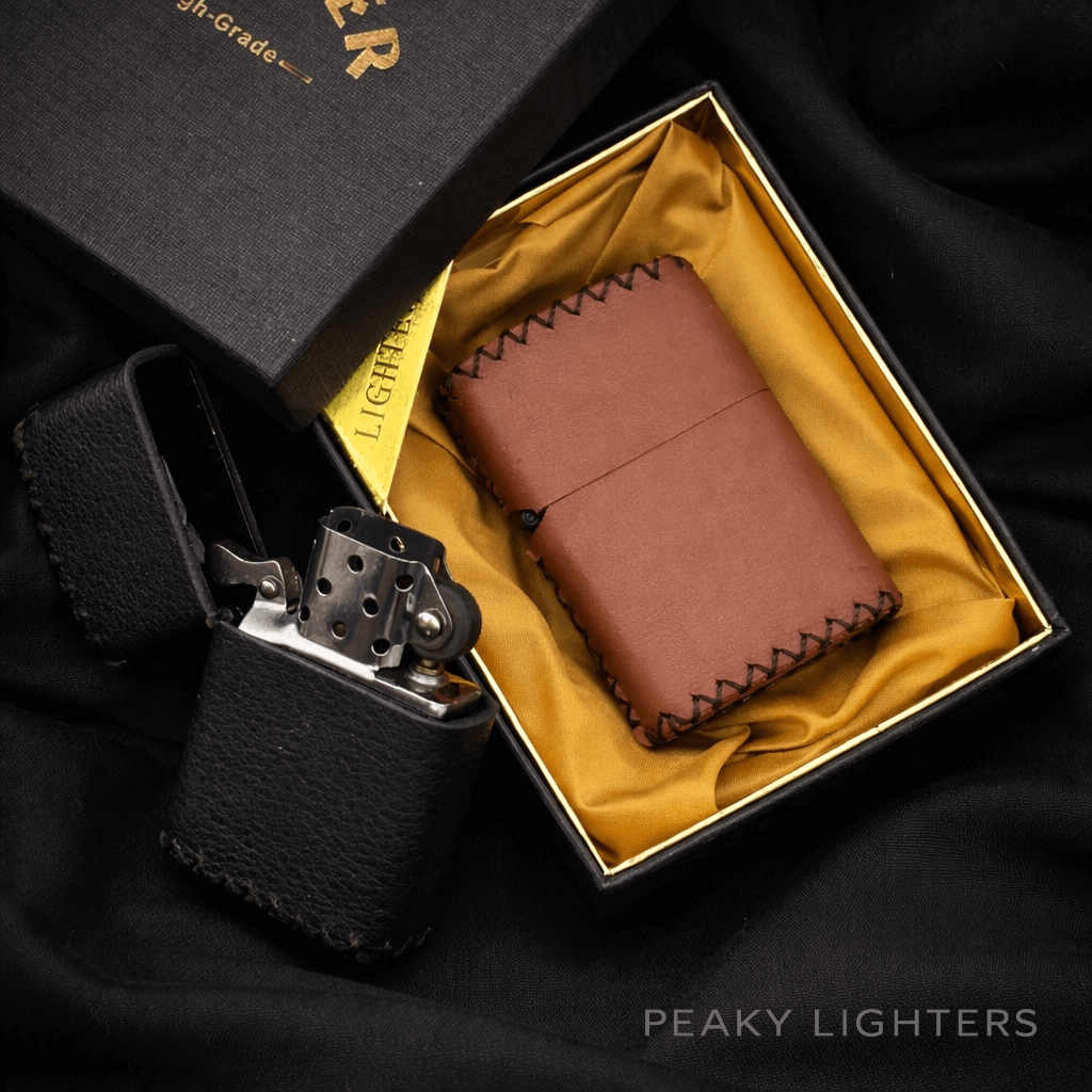 Handmade Leather Classic Zippo