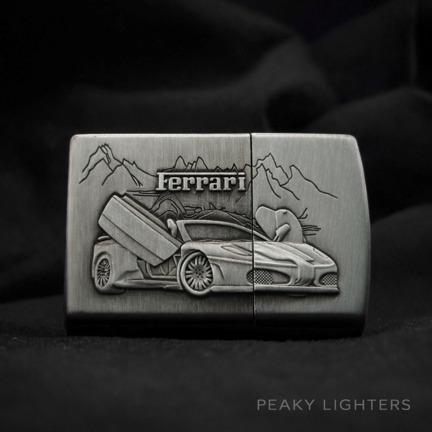 Ferrari Silver Classic Lighter