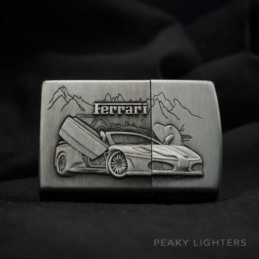 Ferrari Silver Classic Lighter