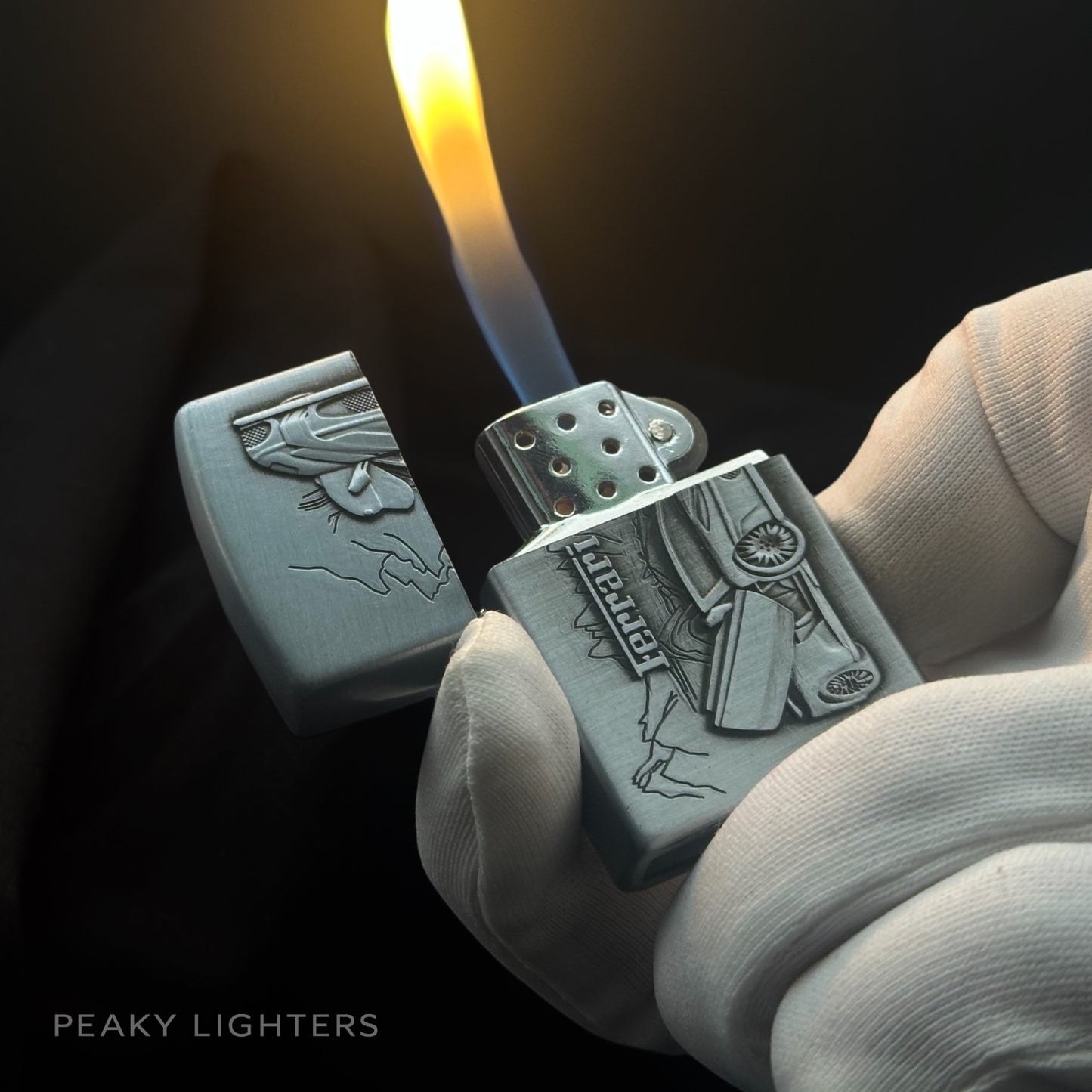 Ferrari Silver Classic Lighter