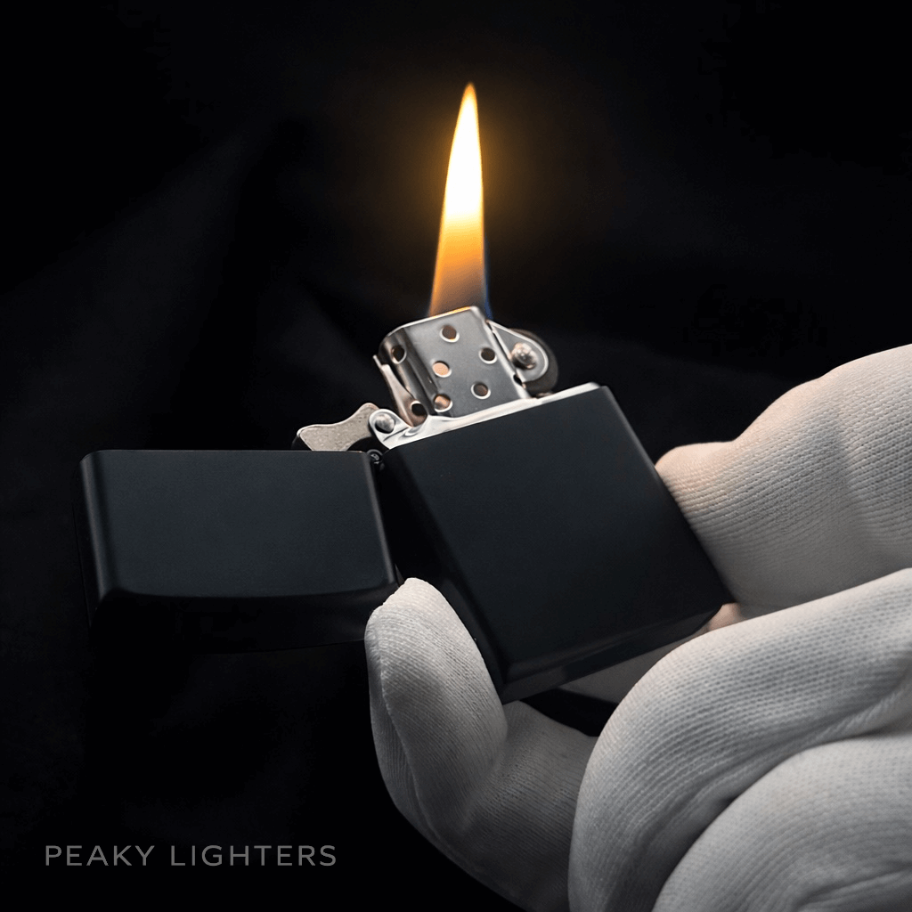 Black Classic Zippo Sound