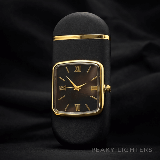 Imperial Black Matte Clock Torch