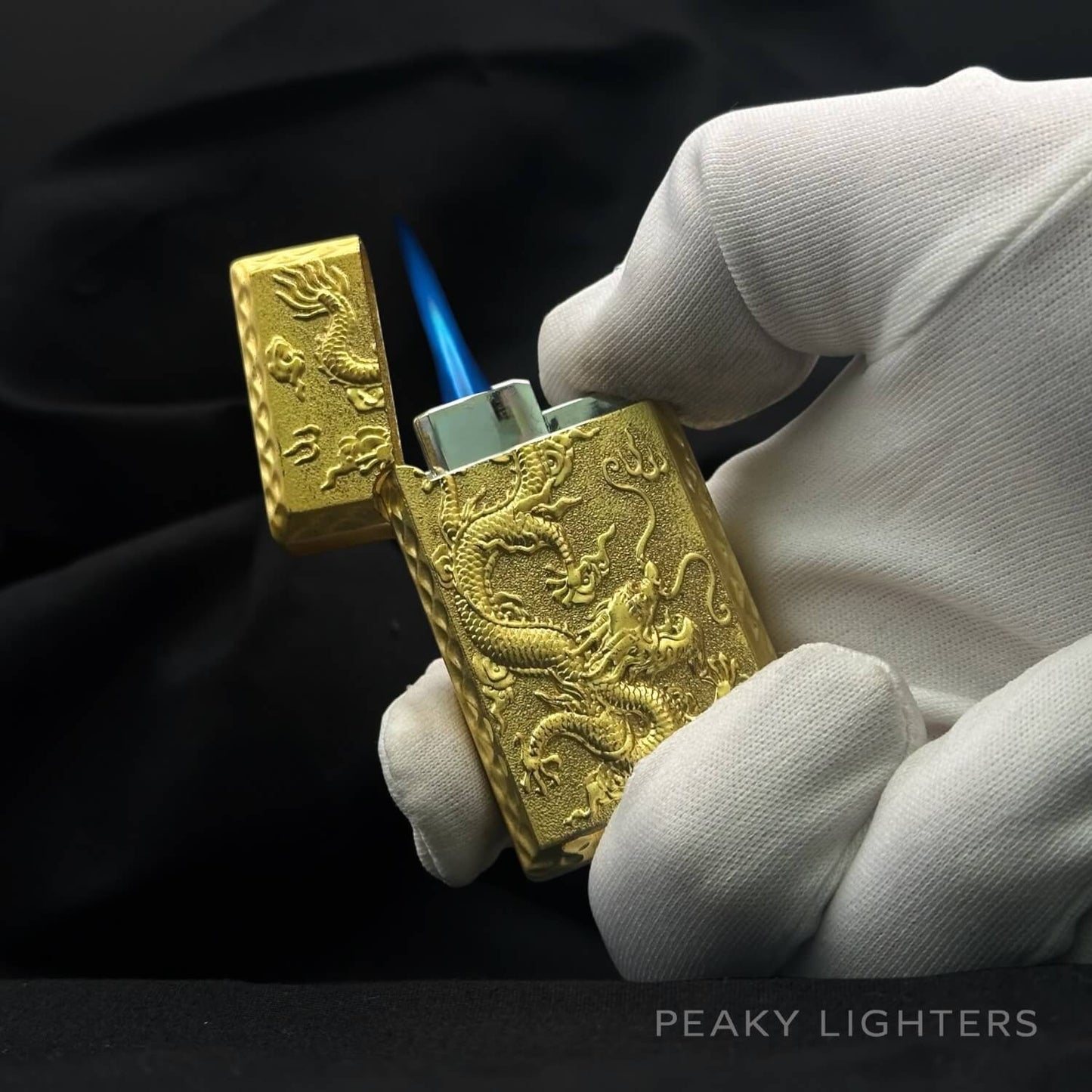 Engraved Golden Dragon