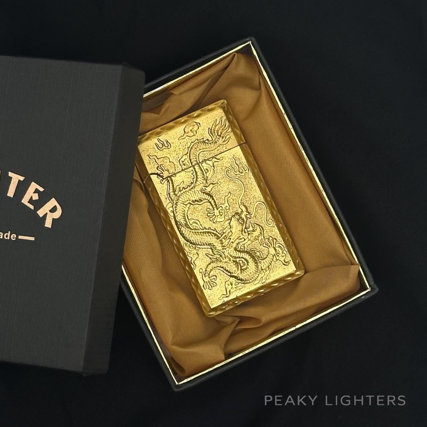 Engraved Golden Dragon