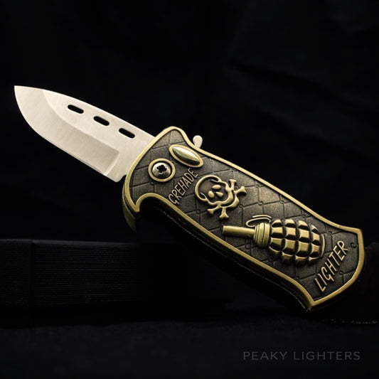 Grenade Tactical Lighter Knife